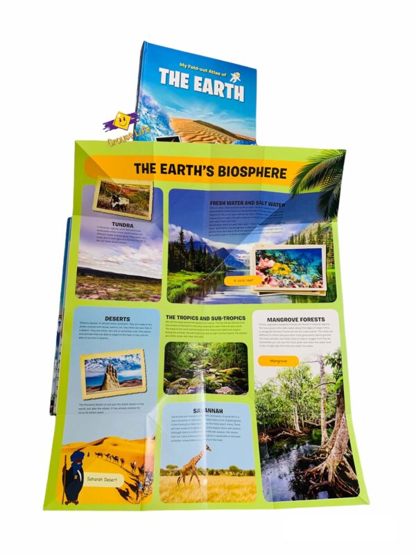 ⁦My fold-out Atlas of The earth⁩ - الصورة ⁦3⁩